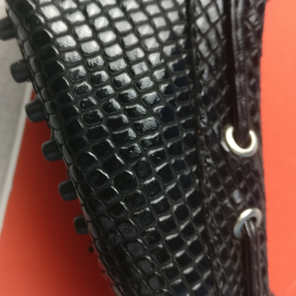 760cad Tods Gommino Loafer, Glossy Shiny Snakeskin Italian Leather size 6 - Picture 5 of 14